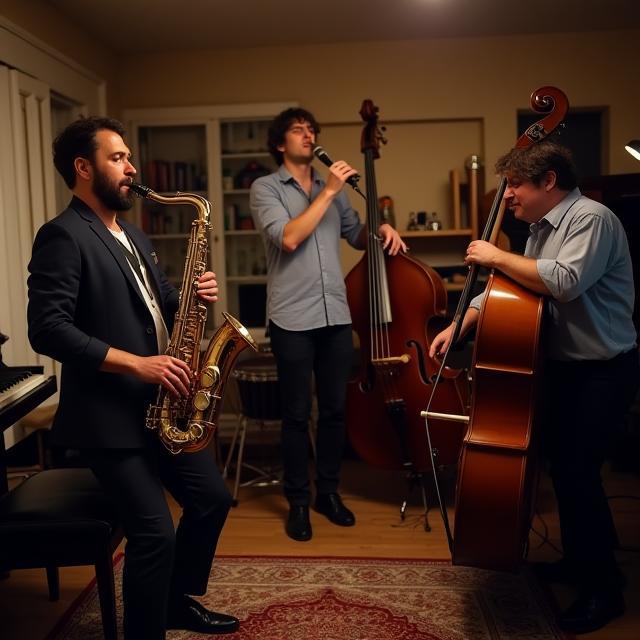 Band in repetitieruimte