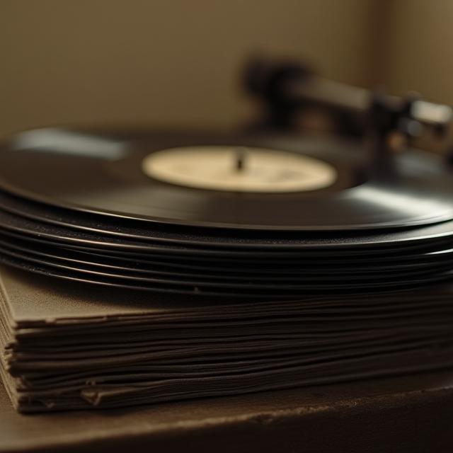 Stapels jazz vinylplaten